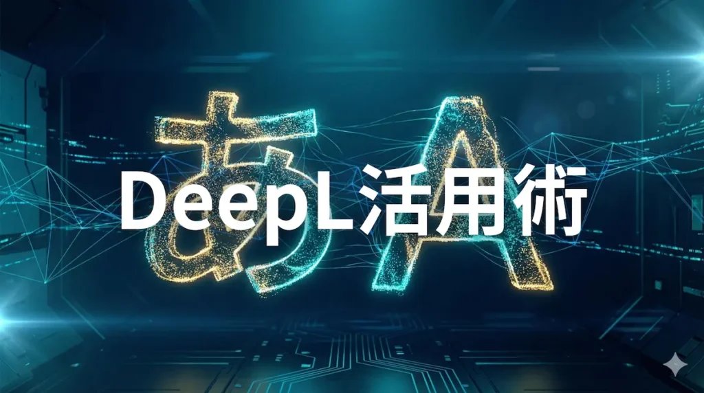 DeepL活用術のアイキャッチ画像（AI翻訳による英語学習）