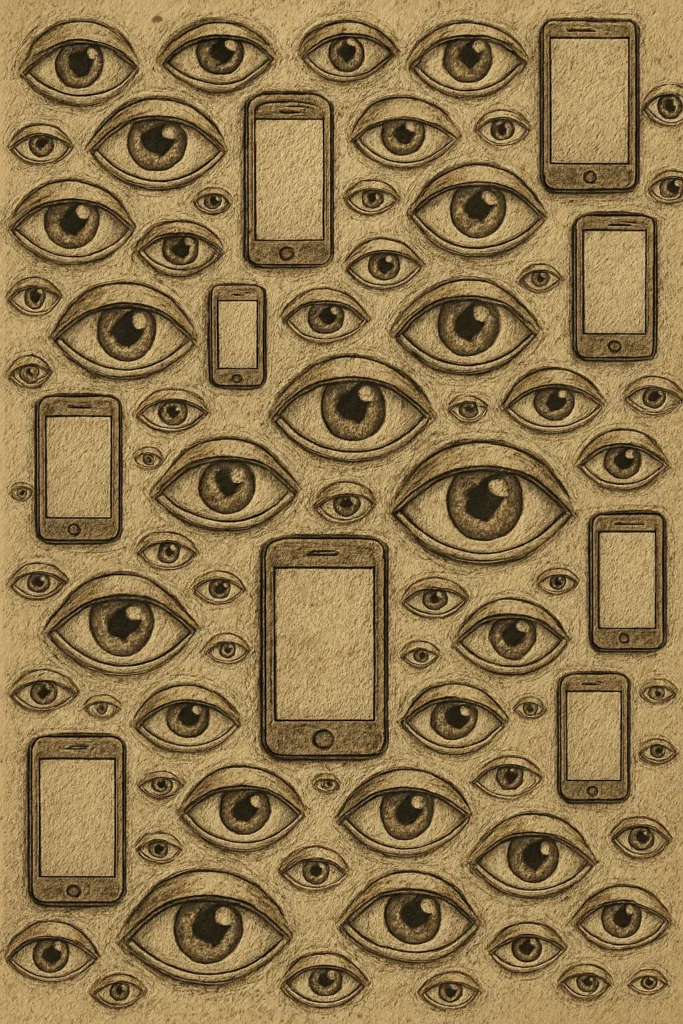 ChatGPTが生成したUbiquitous（偏在する）を表現するイメージ画像