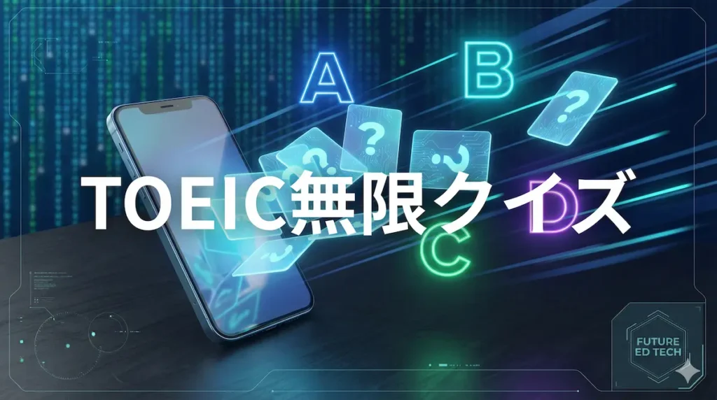 ChatGPTによるTOEIC無限クイズ生成のアイキャッチ画像