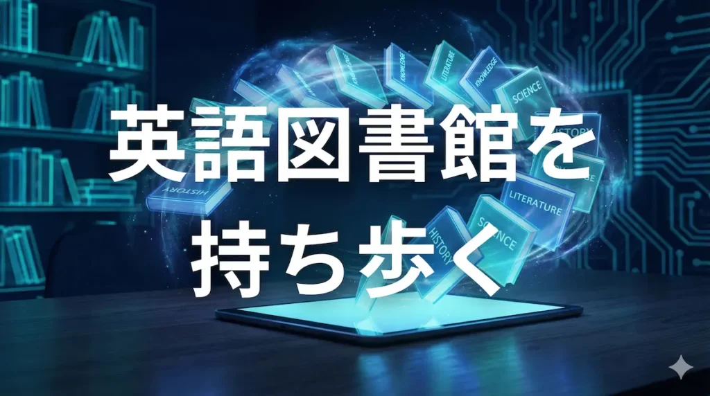 Kindle Unlimitedで英語学習をするイメージ画像