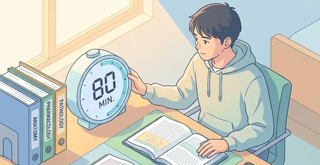 80分の時間配分を戦略的に考える医学部受験生