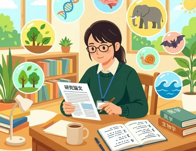 自然科学や環境問題などアカデミックなテーマが頻出する、聖マリアンナ医科大学の英語長文（過去問分析）の学習イメージ