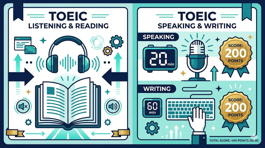 TOEIC Speaking Writing テスト 構成と特徴