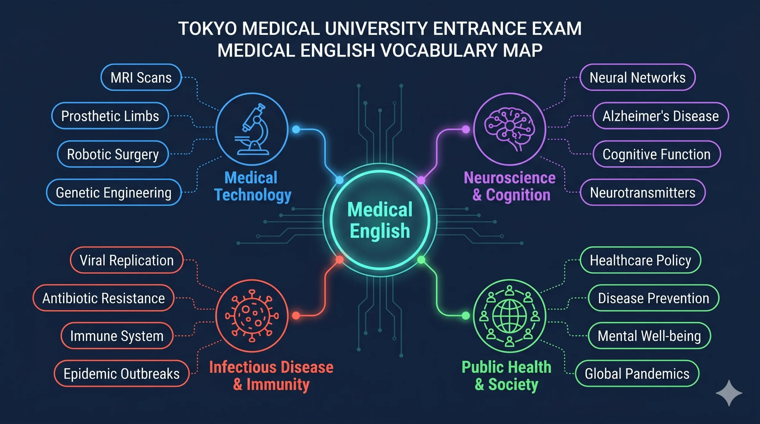 東京医科大学医学部英語 頻出テーマ別語彙ロードマップ
